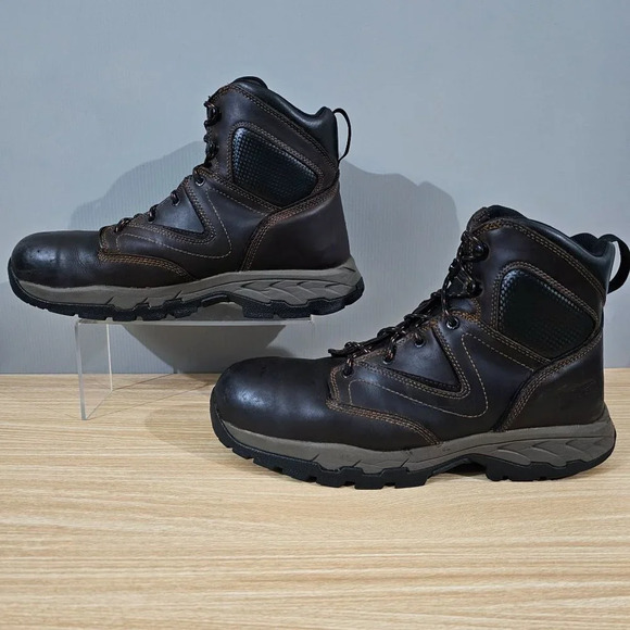 Red Wing Boot 2205 6 Inch Mens Shoe Mocha Brown Leather Aluminum Toe Size 13 - Picture 2 of 16